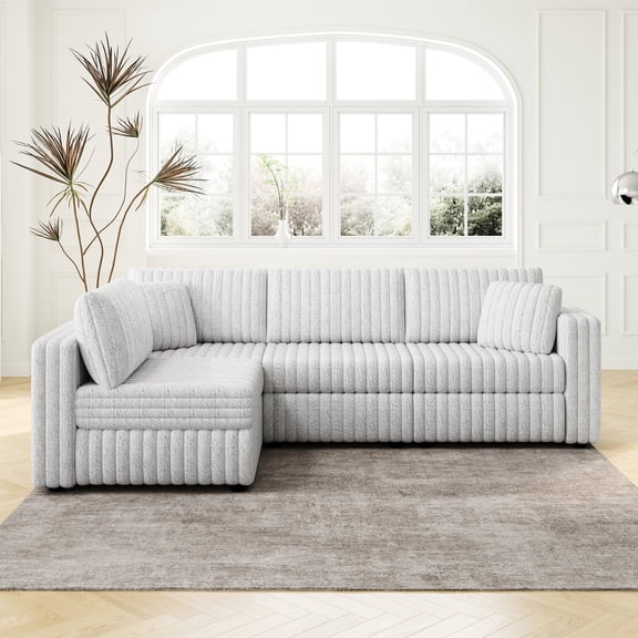 Contemporary 4-seat Sofa with Multi-functional Usage - Can be Used as Bed, Meet Guest Needs