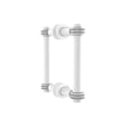 thumbnail image 1 of Contemporary 6 Inch Back to Back Shower Door Pull with Dotted Accent, 1 of 1