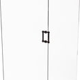 thumbnail image 1 of Contemporary 6 Inch Back to Back Shower Door Pull with Dotted Accent, 1 of 5