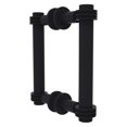 thumbnail image 1 of Contemporary 6 Inch Back to Back Shower Door Pull with Dotted Accent, 1 of 7