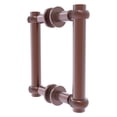 thumbnail image 1 of Contemporary 6 Inch Back to Back Shower Door Pull with Twisted Accent, 1 of 2