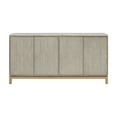 thumbnail image 1 of Contemporary 70" Console with doors Fully Assembled Greige Wood, 1 of 1