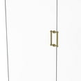 thumbnail image 1 of Contemporary 8 Inch Back to Back Shower Door Pull with Grooved Accent, 1 of 2