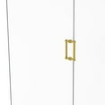 thumbnail image 1 of Contemporary 8 Inch Back to Back Shower Door Pull with Grooved Accent, 1 of 2