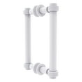 thumbnail image 1 of Contemporary 8 Inch Back to Back Shower Door Pull with Grooved Accent, 1 of 1