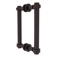 thumbnail image 1 of 404-8BB-ABZ Contemporary 8 Inch Back to Back Shower Door Pull, Antique Bronze, 1 of 2