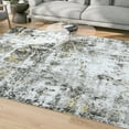 thumbnail image 1 of Contemporary 8x10 Area Rug (7'11'' x 10'3'') Abstract Beige, Gray Living Room Easy to Clean, 1 of 8