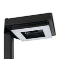 thumbnail image 1 of Contemporary 99 in. 1-Light Square Black Modern Aluminum Waterproof Solar Lamp Post Light with 3-Colors Integrated LED, 1 of 15