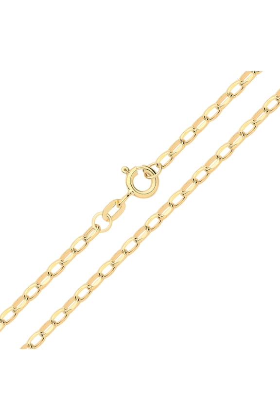 Contemporary 9k Gold Women Belcher Chain - 24 inch*2mm