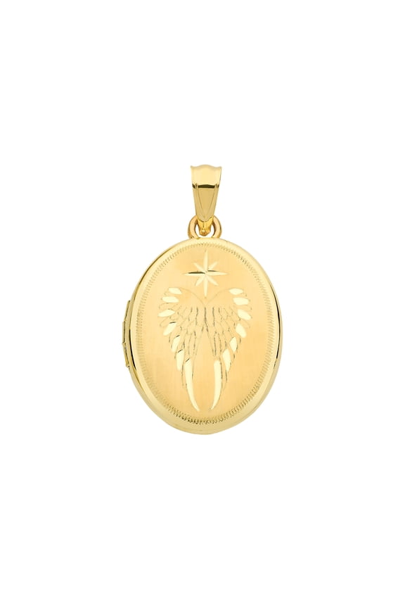 Contemporary 9k Gold Women Locket - 29mm*17mm