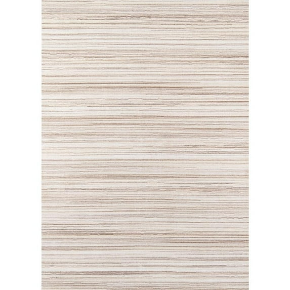 Contemporary Abstract Area Rug in Beige (11 ft. L x 8 ft. W)