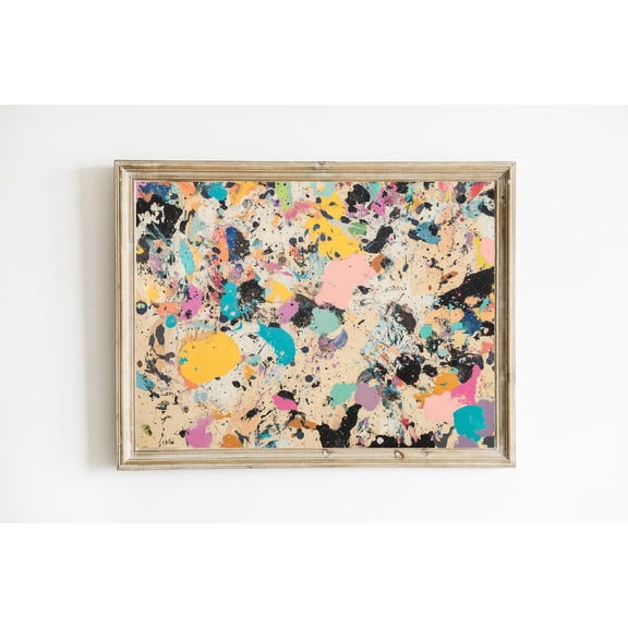 Contemporary AbstractColorful Modern Abstract Expressionism Art Print Poster Art able Print Poster E616, Unframed Poster Size 16x24 F03.1.18l517