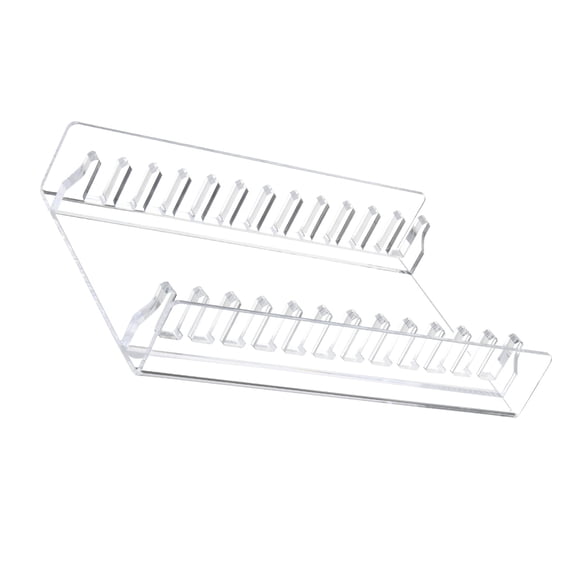 Modern Acrylic CDs Display Rack, Media Storage Solution for 12 Standard CDs, Elegant Desk Accessory
