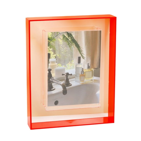 Contemporary Acrylic Photo Frame Clear Photo Holder Desktop Display Photo Frame