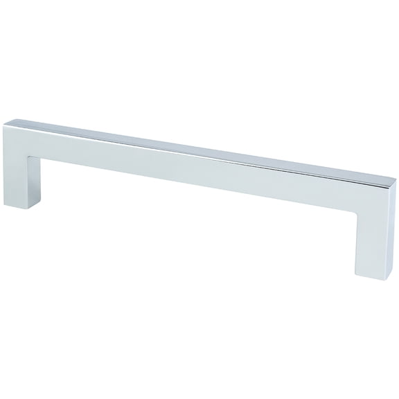 Contemporary Advantage One 128mm CC Polished Chrome Square Pull Box of 25