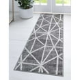 thumbnail image 1 of Contemporary Ahora Collection Area Rug 2'x8' - Dark Gray, 1 of 5