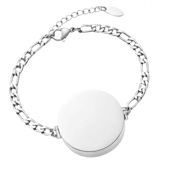 Contemporary Alloy Pills Holder Offices Casual Wristband Jewelry Comfort Fit For Work And Casual Outings by LUVNIMB