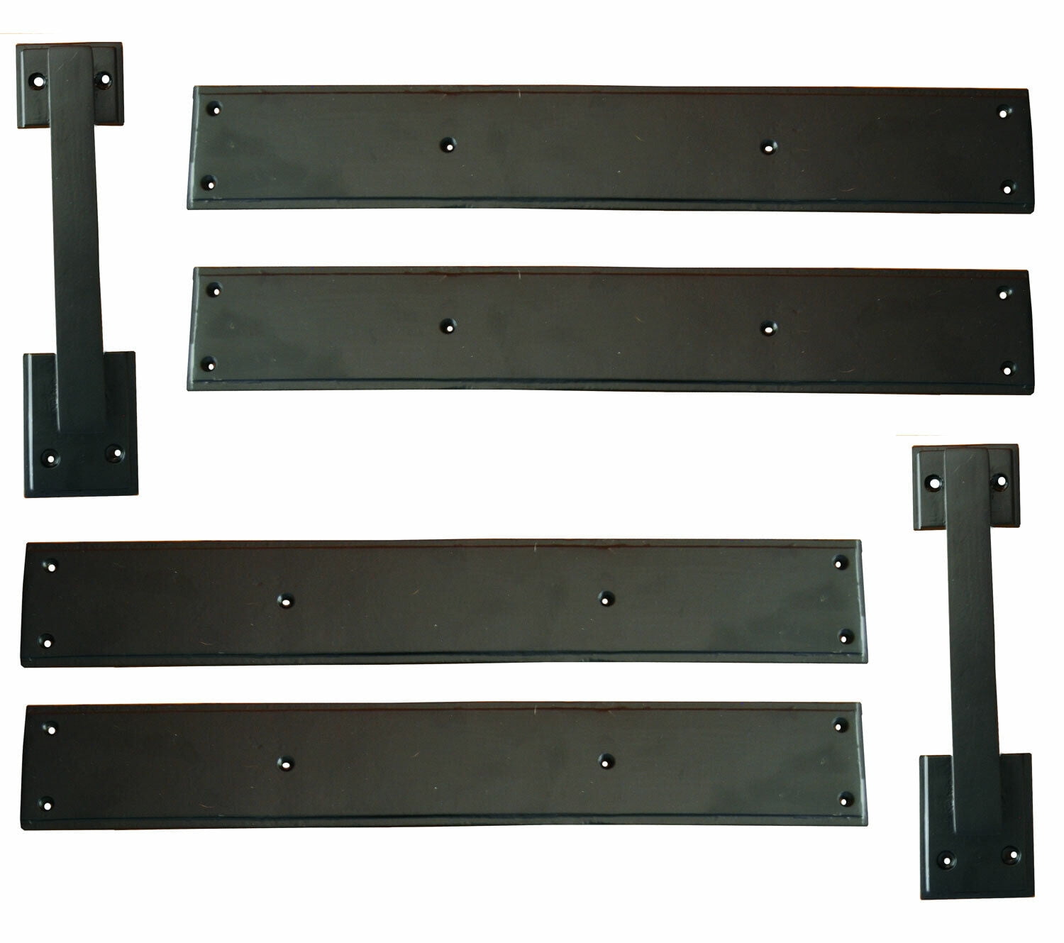 Contemporary Aluminum Carriage House Garage Door Hardware Kit