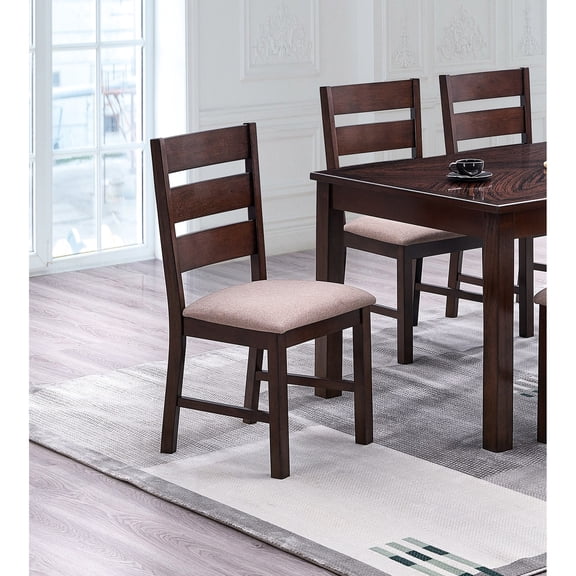 Contemporary And Classic - Upholstered Seat - Dining Table Setting - Set of 2 Pieces