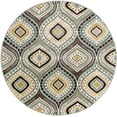 thumbnail image 1 of Contemporary Area Rug (5'3'' Round) Abstract Multi-Color Indoor Round Easy to Clean, 1 of 8