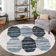thumbnail image 1 of Contemporary Ariella Collection Area Rug 10' Round - Blue, 1 of 5