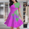 thumbnail image 1 of Contemporary Art Abstract With Geometric Women's Classic Swing Skater Dress Casual Work Party Cocktail Dresses, 1 of 6