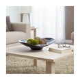thumbnail image 1 of Contemporary Asymmetrical Decorative Bowl -  Coffee Table Decor and Centerpiece Table Decorations with Pebble Pattern - Stylish Home Decor Accents for Kitchen Counter, Keys, or Candy Bowl - 5", Black, 1 of 12