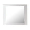 thumbnail image 1 of Contemporary Beveled Edge Mirror with Rectangular Wooden Frame, White- Saltoro Sherpi, 1 of 5