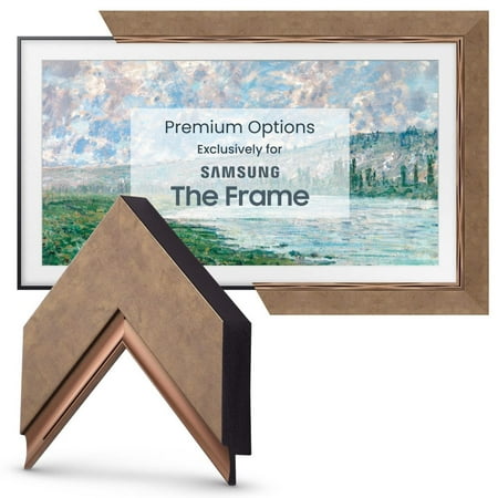 Deco TV Frames - Premiere Bezel for Samsung the Frame TV - 43" - Contemporary Bronze
