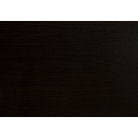 Contemporary C-shaped, Espresso | Accent Table for Home Decor | Thick Panel Wood Look Finish