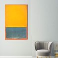 thumbnail image 1 of Contemporary Canvas Art, Minimal Art Canvas, Yellow And Gray Printed, Mark Rothko Canvas Art, Exhibition Art Canvas, Abstract Printed Canvas, Canvas Wall Decor - Gallery Wrapped, 1 of 5