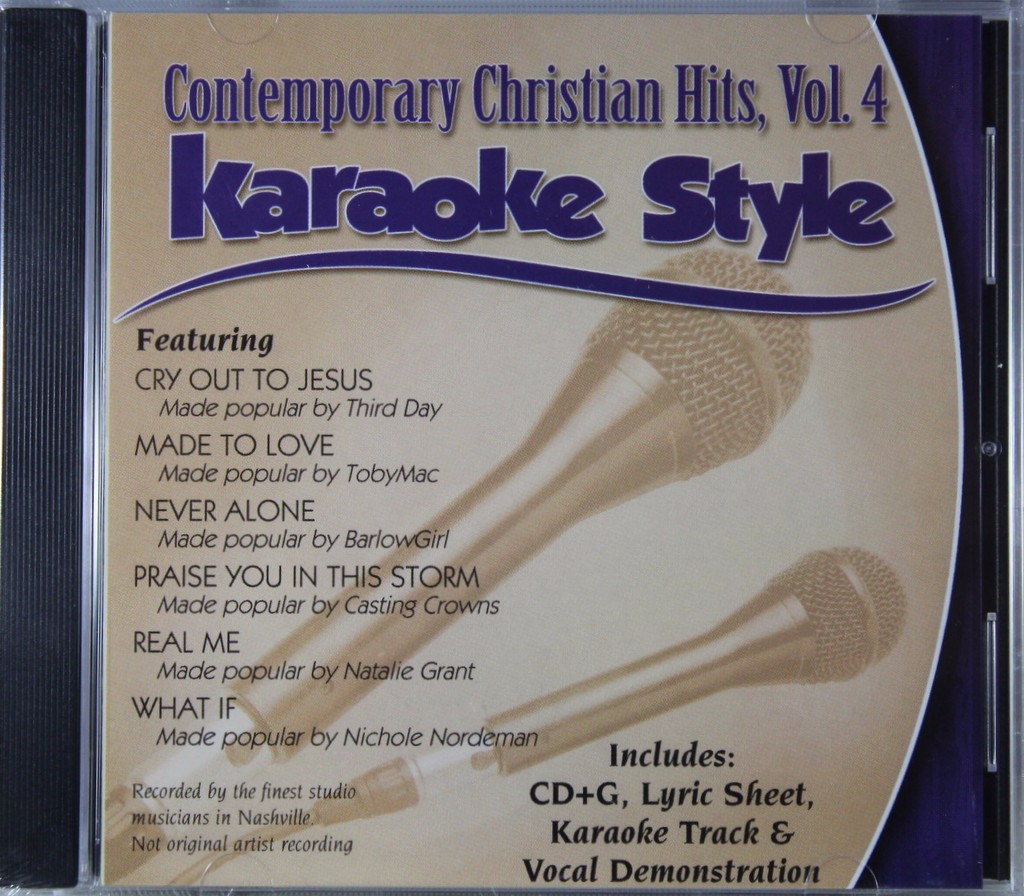 Contemporary Christian Hits Volume 4 Daywind Christian Karaoke Style NEW CD+G 6 Songs