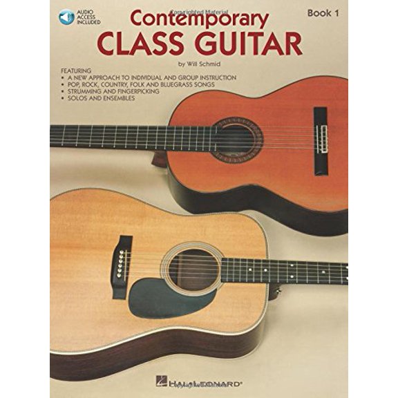 Pre-Owned Contemporary Class Guitar - Book 1 by Will Schmid Beginner Guitar Method Songbook for Classroom and (Paperback) by Will Schmid