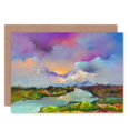 thumbnail image 1 of Contemporary Colourful Landscape Greetings Card Plus Envelope Blank inside, 1 of 3