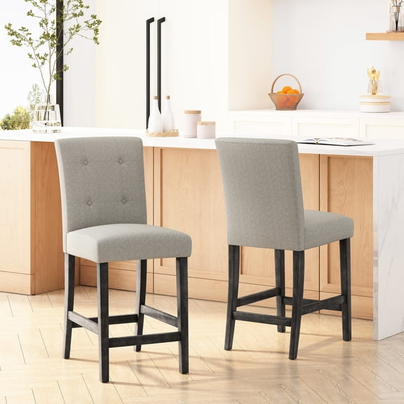 Contemporary Counter Stools with Clean Lines / Transform Kitchen into a Comfortable Space