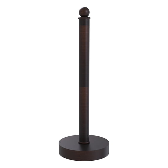 Contemporary Counter Top Kitchen Paper Towel Holder in Venetian Bronze