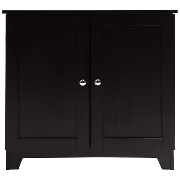 Contemporary Country Double Door Cabinet grey