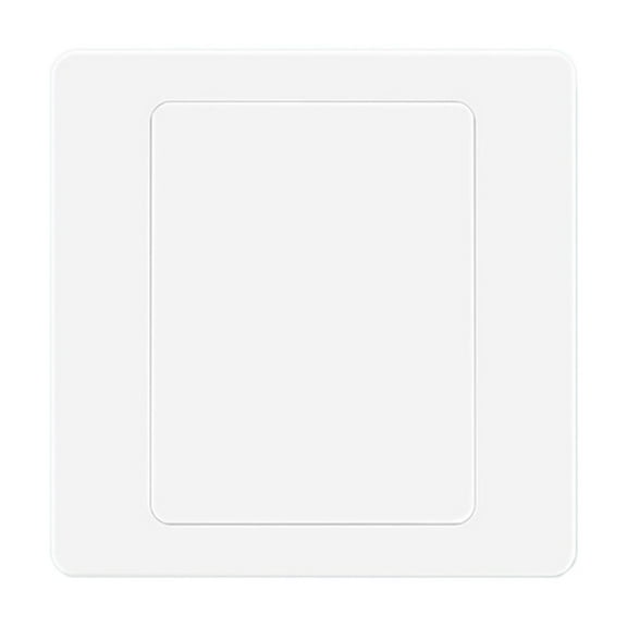 Contemporary Cover Plate with Cable Hider Elegant Faceplate Outlet Panel Simple Installation for 86 Type Socket