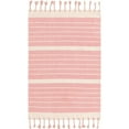thumbnail image 1 of Contemporary Dario Collection Area Rug Pink-White - 4'1"x6'1", 1 of 5