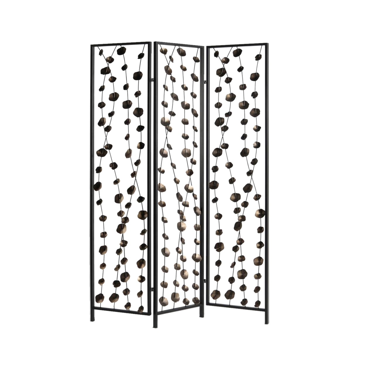 Contemporary Decorative Falling Blooms Screen Room Divider