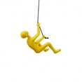 thumbnail image 1 of 6" Yellow Unique Climbing Man Wall Art, 1 of 3