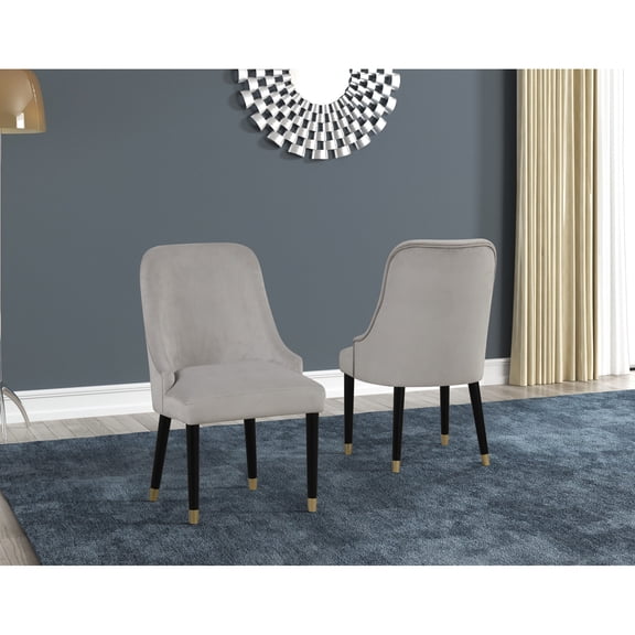 Contemporary Design Concept / Dining Room Usage / 2 - Piece Gray Dining Set