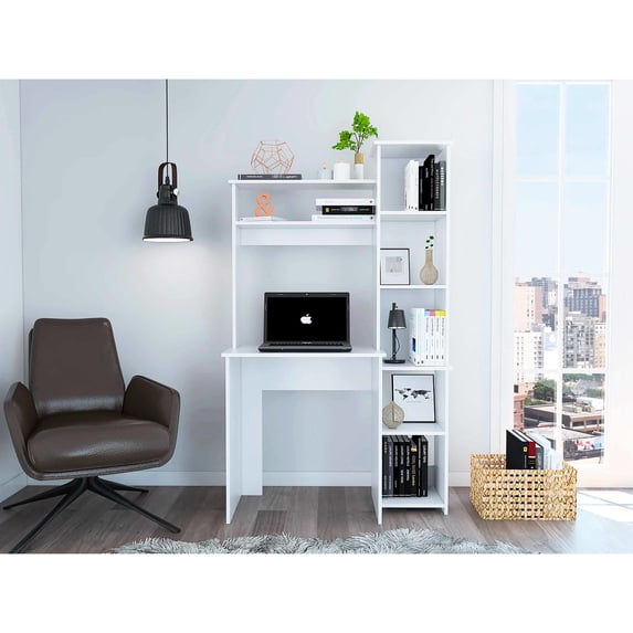 Contemporary Design - Rectangular Computer Desk - Office Space - Streamline Your Work