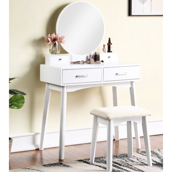 Contemporary Design - Store Cosmetics - Home Vanity Space - Add Stylish Seating