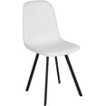 thumbnail image 1 of Contemporary Dining Chair in White Vinyl, 1 of 4