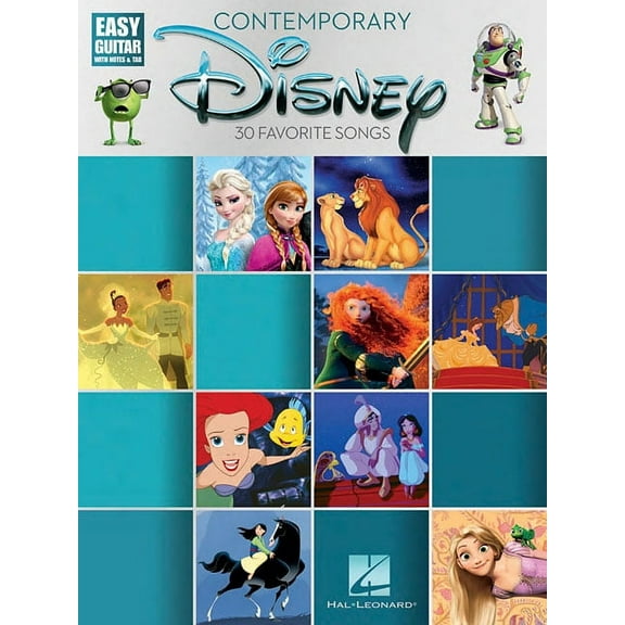 Contemporary Disney: Easy Guitar with Tab, (Paperback)