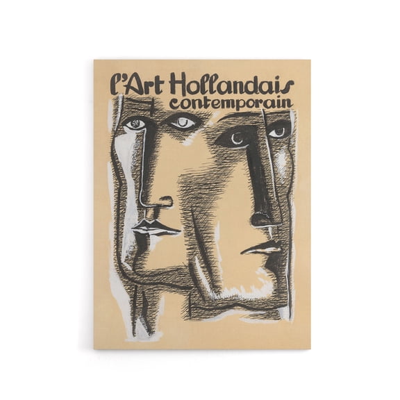 Contemporary Dutch Art Book Cover Leo Gestel Canvas Wall Art 24x32"