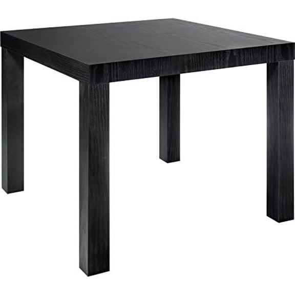 Contemporary End Table, Black, 20"L x 20"W x 17.7"H$$Furniture