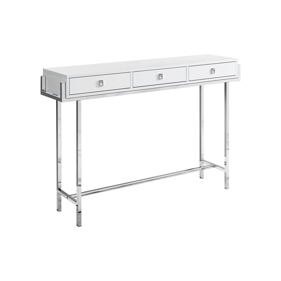 Contemporary Entryway Table with Drawers / Hold Pictures and Decor