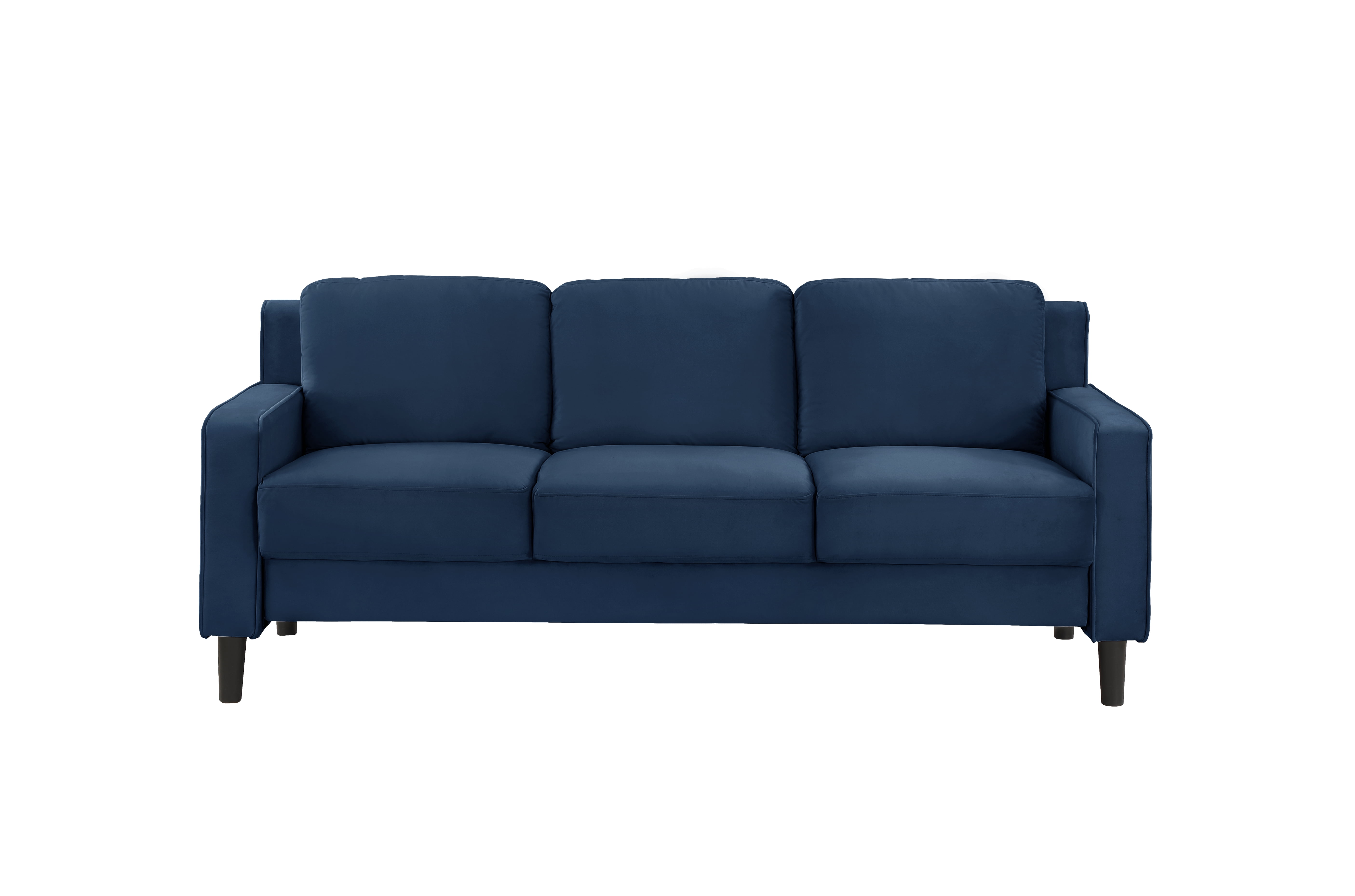 Contemporary Fabric 3-Seater Sofa for Small Space, Bedroom, Apartment ...